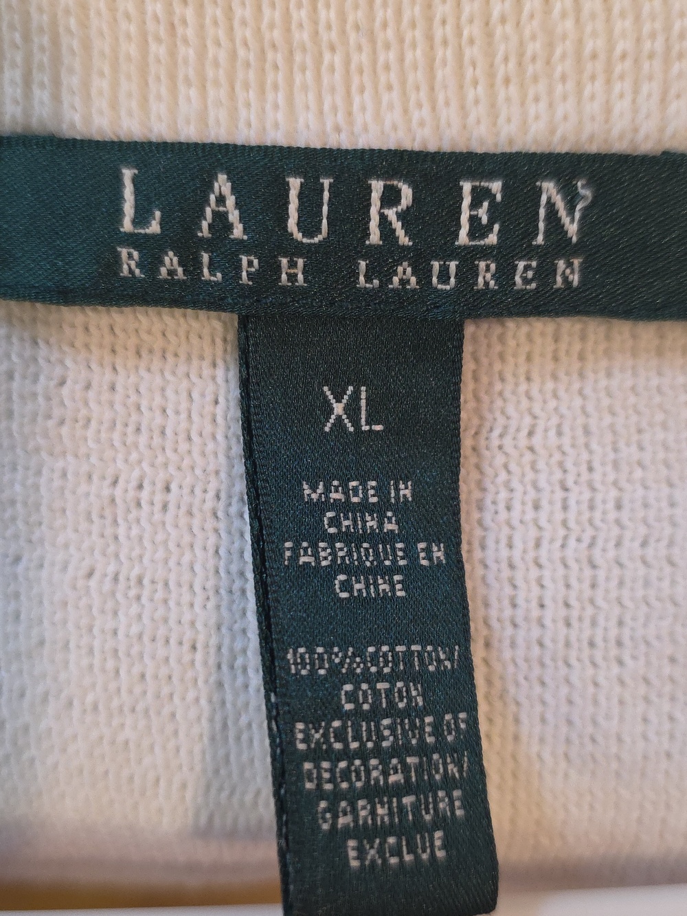 Lauren Ralph Lauren Cream Sweater - Picture 2 of 6